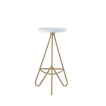 Trinity 30" Modern Industiral Iron Tripod Backless Bar Stool - JONATHAN Y